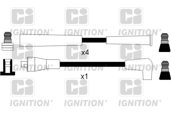 QUINTON HAZELL Süütesüsteemikomplekt XC817